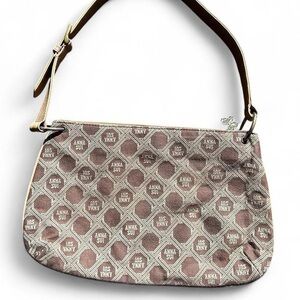Anna Sui brown grommet Y2K vintage  Shoulder Bag